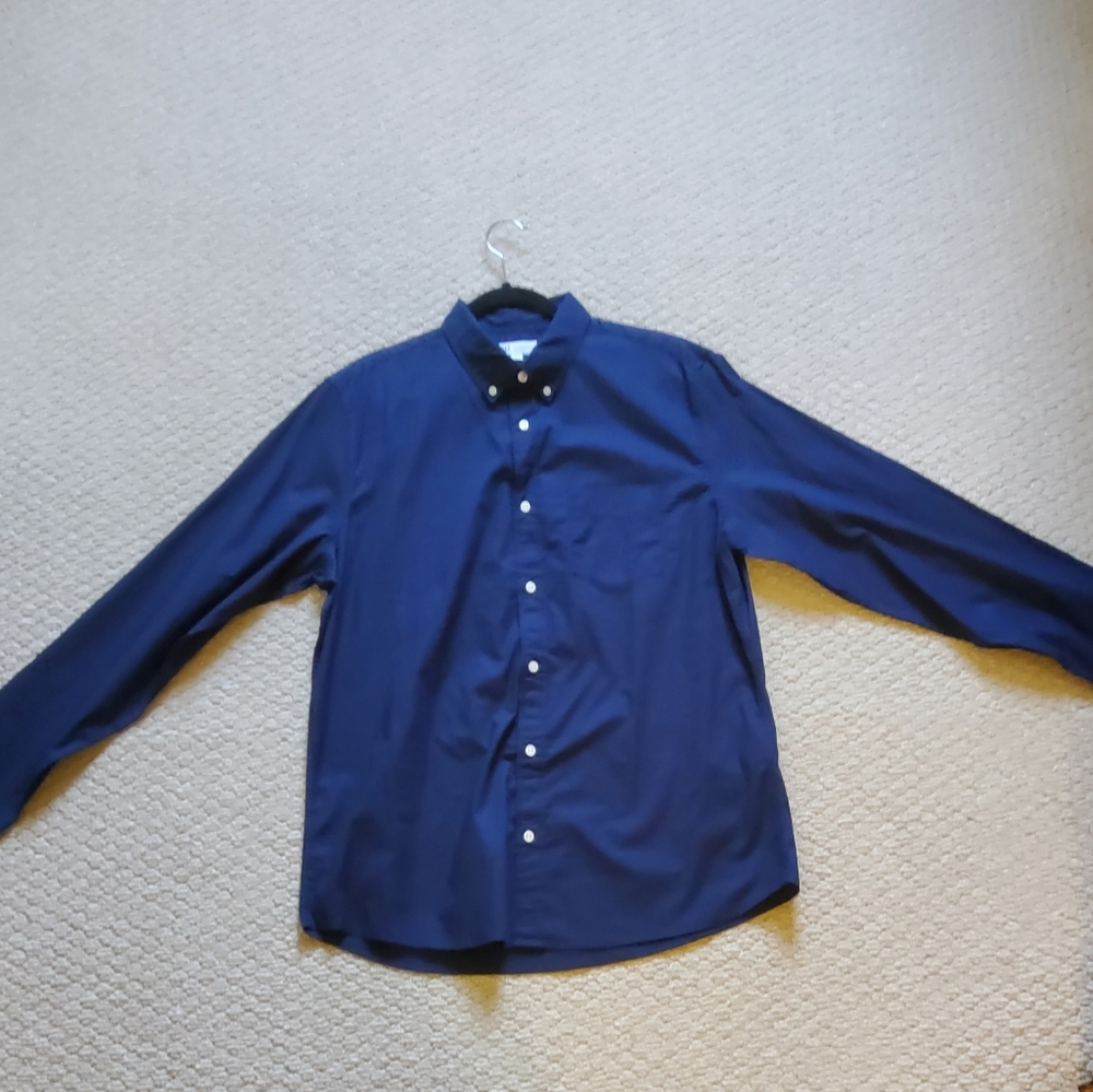 GAP Men's Navy Button Down Shirt